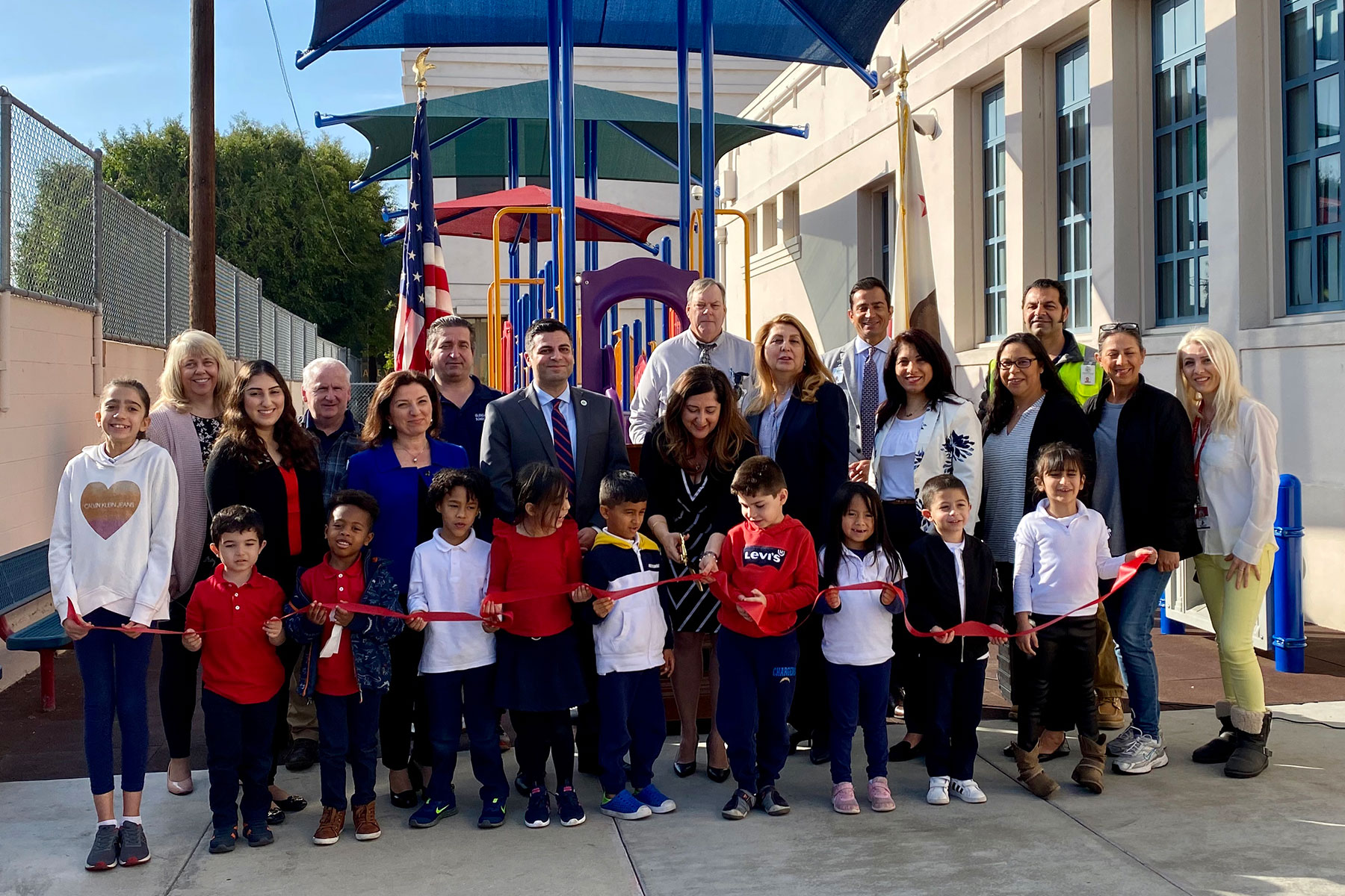 Marshall Elementary School Playground Ribbon Cutting Ceremony